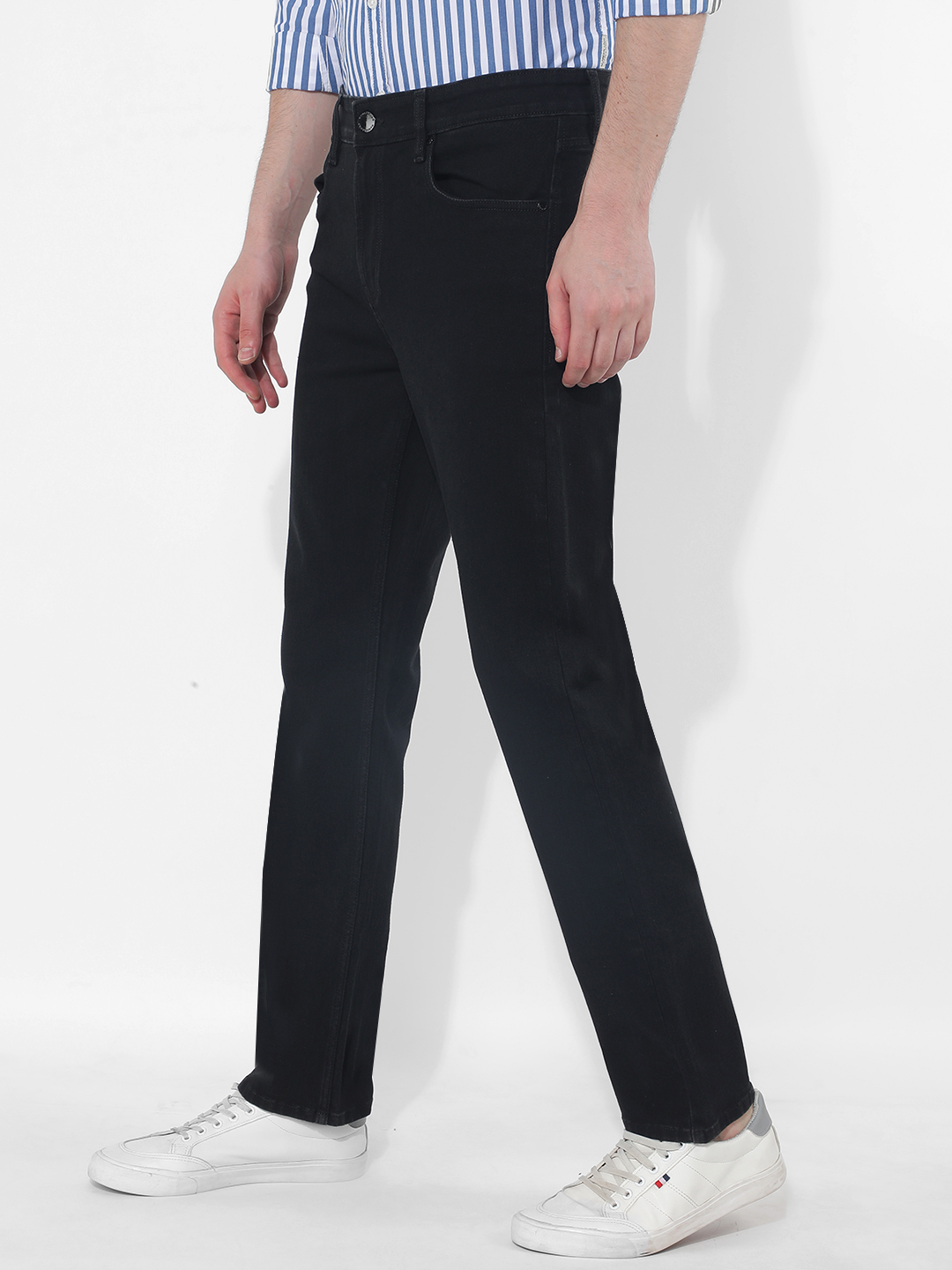 Numero Uno Men Solid Black Jeans